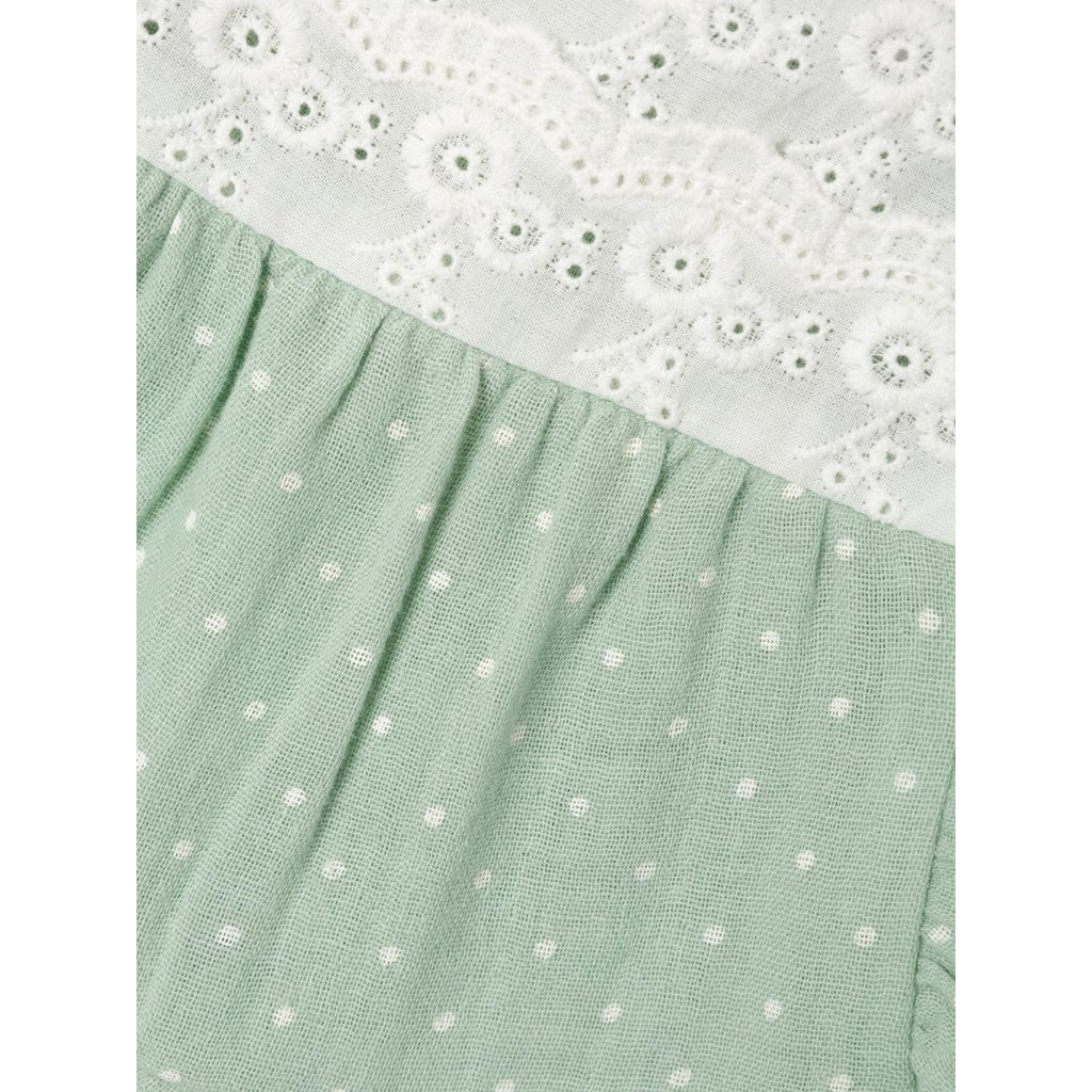 Vestido Lunares Volantes Mint - Imagen 4