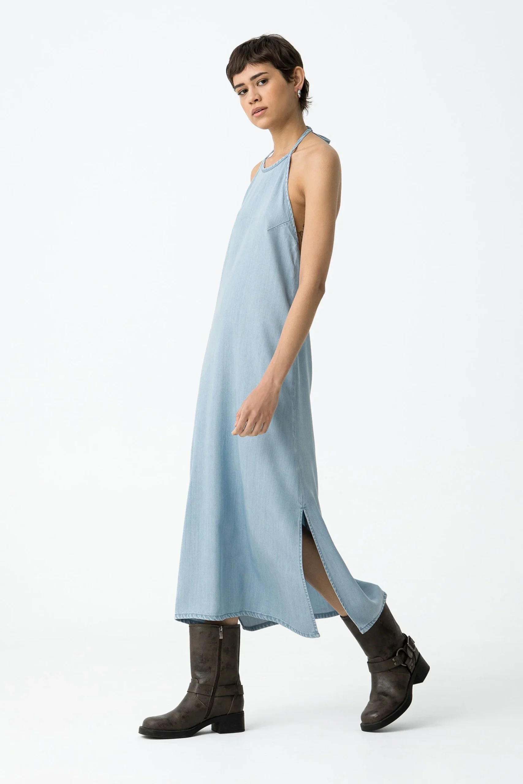 Vestido Largo Mary Denim