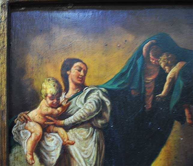 Cuadro Virgen y Niño se aparecen a San Felipe Neri - Imagen 7